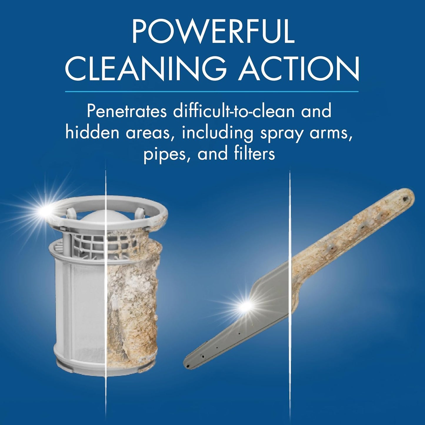 Glisten Dishwasher Cleaner – Removes Limescale, Rust & Grease, Lemon Scent, Made in USA, 12 oz, 3-Pack