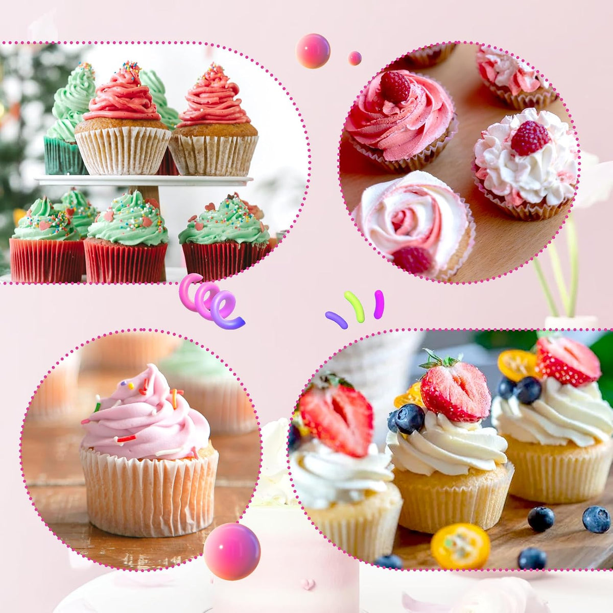 SNAIL GARDEN 38PCS Silicone Pastry Bags Set - with Two-Color Icing Bags, 3 Sizes (12"+14"+16") Reusable Piping Bags, Frosting Bags with 11 Couplers+11 Frosting Bag Ties+5 Decorating Tips for Cake