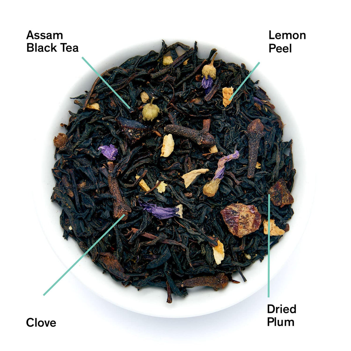 August Uncommon Metropolitan Bergamot Plum Earl Grey Black Tea (1.8oz) | Handcrafted Loose Leaf Tea for Daily Enjoyment – Strong and Aromatic with Bright Citrus Notes – Convenient Resealable Pouch
