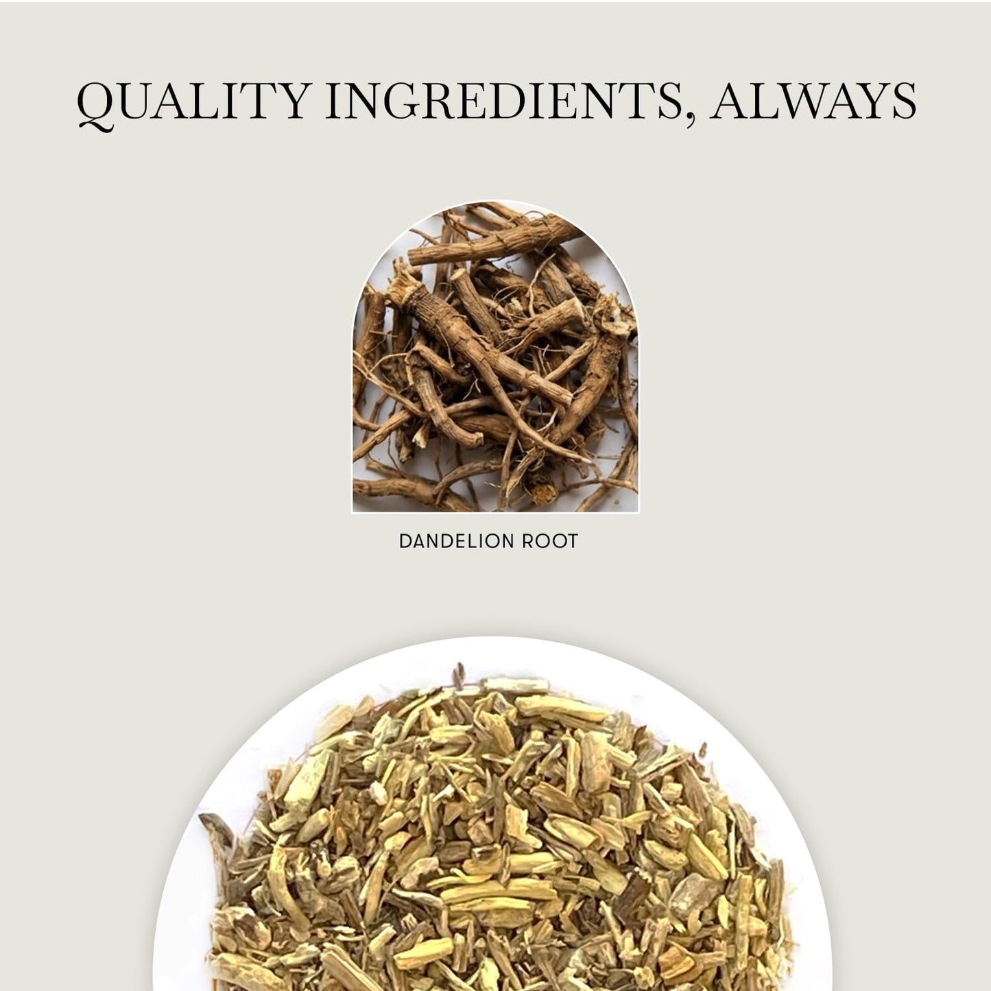 Luxmi Estates Pure Dandelion Root Tea, 100g (3.5oz, ~50 Cups), Single-Ingredient Roasted Dandelion Root from Our Own Indian Tea Estate | Caffeine-Free Coffee Alternative, Vegan