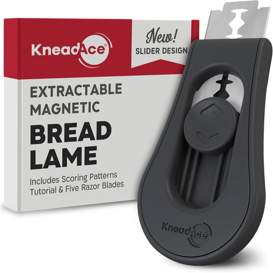 Upgraded Magnetic Bread Lame, Professional Dough Scoring Tool with Extractable Blade, Sourdough Bread Tool for Baking,