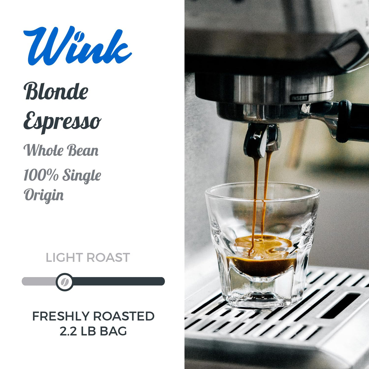 Wink Coffee Blonde Espresso Whole Bean Coffee