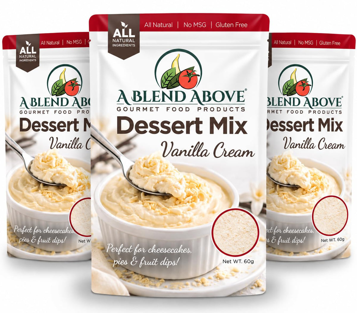 A Blend Above Vanilla Cream Cheesecake Mix - No-Bake Desserts