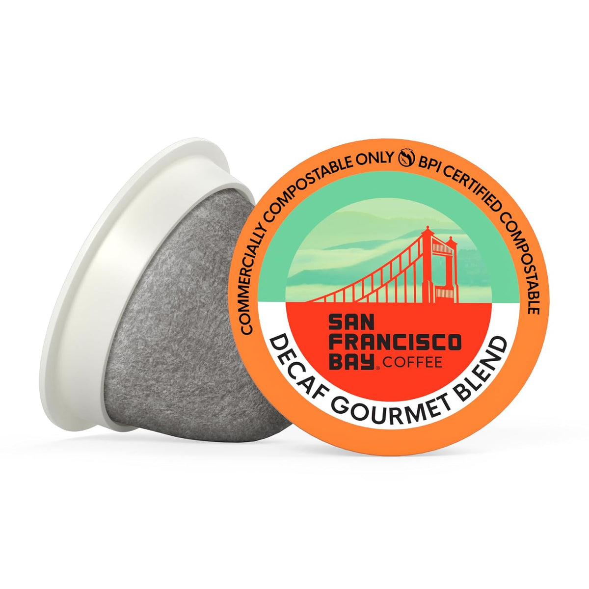San Francisco Bay DECAF Gourmet Blend K-Cup Compatible Coffee Pods, 80 ct