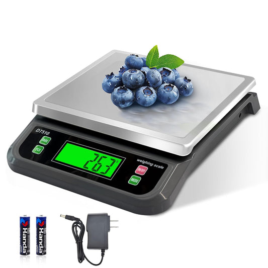 Large Food Scales for Kitchen 88lbs/40kg Digital Food Scale with Tare and PCS Funtion Stainless Stee Tray Baking Scale for
