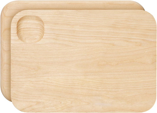 Caraway Cutting Board - Small (10 x 7”) - Double Sided Wood Cutting Board - Made From FSC-Certified Birch Wood - Food-Safe