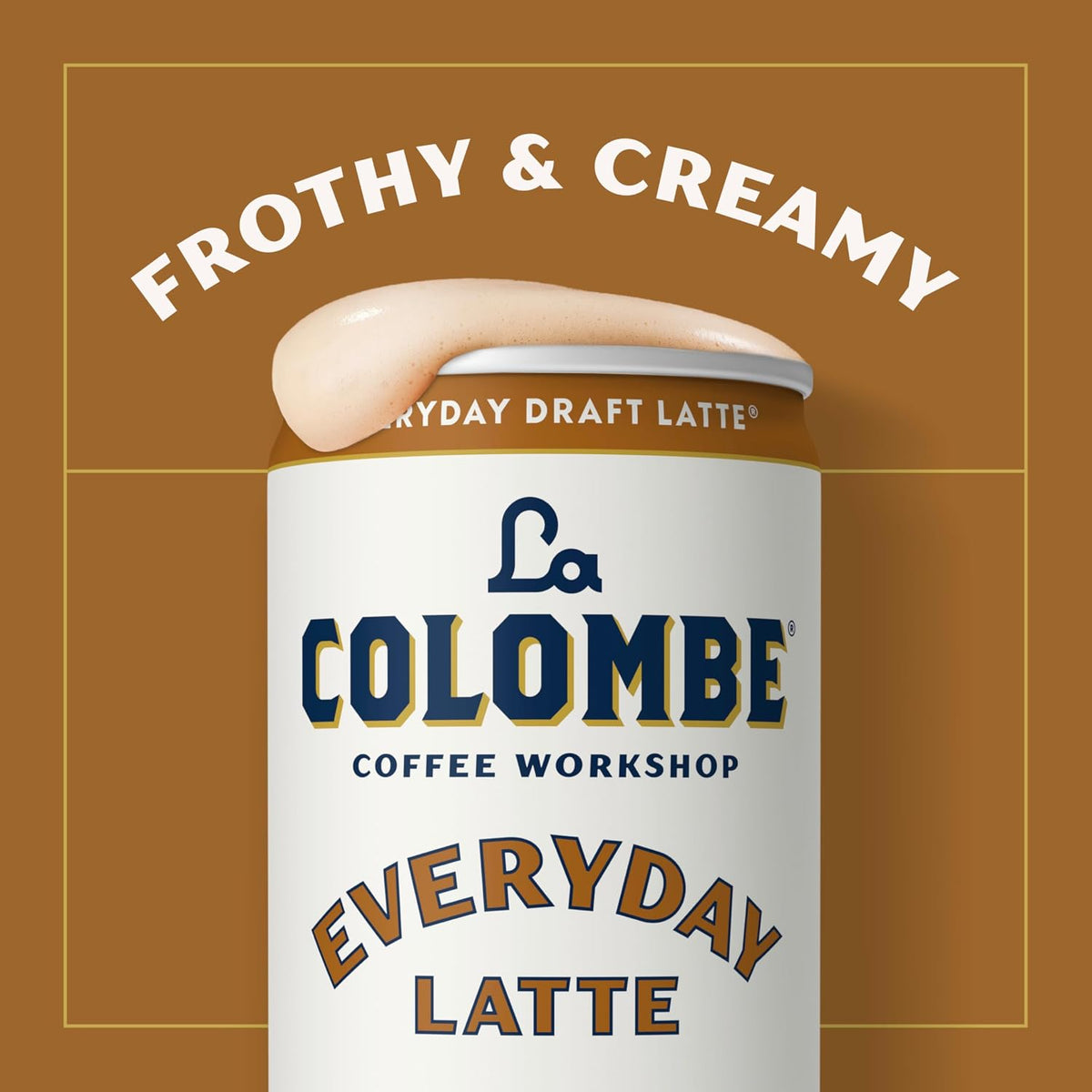 La Colombe Coffee, Double Draft Latte, 11 fl oz Cans (Pack of 12), Coffeehouse Quality Cold Brew, Specialty Grade Coffee Beans, Ready-to-Drink On-the-Go