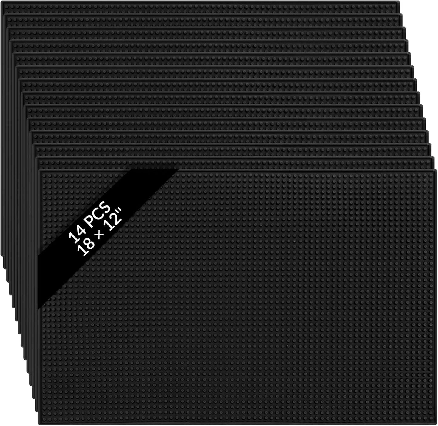 Tioncy 14 Pcs Bar Mat for Countertop 18 x 12 Inch Non Slip Rubber Mat Service Spill Cocktail Bartend