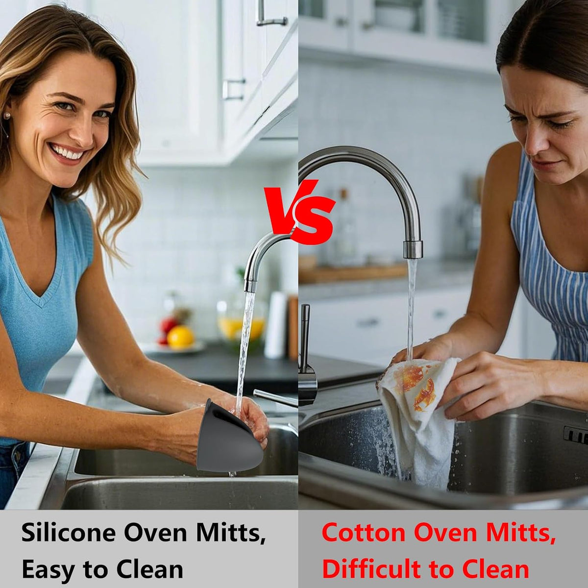 6 Pack Mini Oven Mitts Silicone Pot Holders Heat Resistan for Kitchen, Small Silicone Oven Gloves Kitchen Mittens Air Fryer Mitts Mini Hot Pot Pinch Grip for Baking &amp; Grilling, Dark Grey