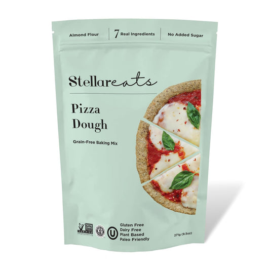 Stellar Eats Grain-Free Pizza Dough Baking Mix | Gluten-Free, Dairy-Free, Plant-Based, Paleo-Friendly | No Added Sugar |