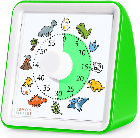 Visual Timer for Kids, Toddler, Autism, ADHD & Preschool Classroom - Animal Silent Countdown Timers - 60 Minute Productivity