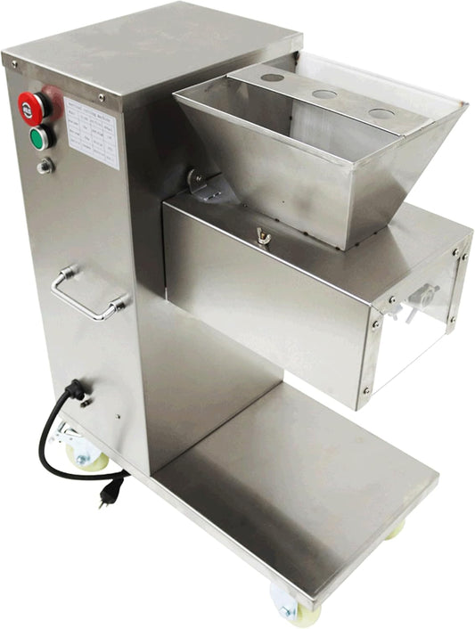 Commercial Meat Cutter Machine Meat Slicer Machine Electric TJ-130L Stainless Steel with 4.5mm Blade 110V 750W 400KG/H for