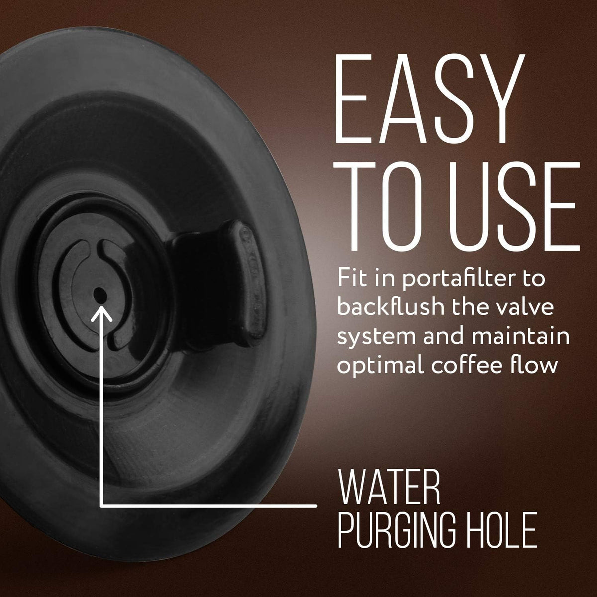 IMPRESA Backflush Cleaning Disc Pack of 2, 54mm Compatible with Breville Duo-Temp Pro &amp; Barista Series - Espresso Machine Accessories Kit - Use with Cleaning Tablets &amp; Espresso Machine Cleaner
