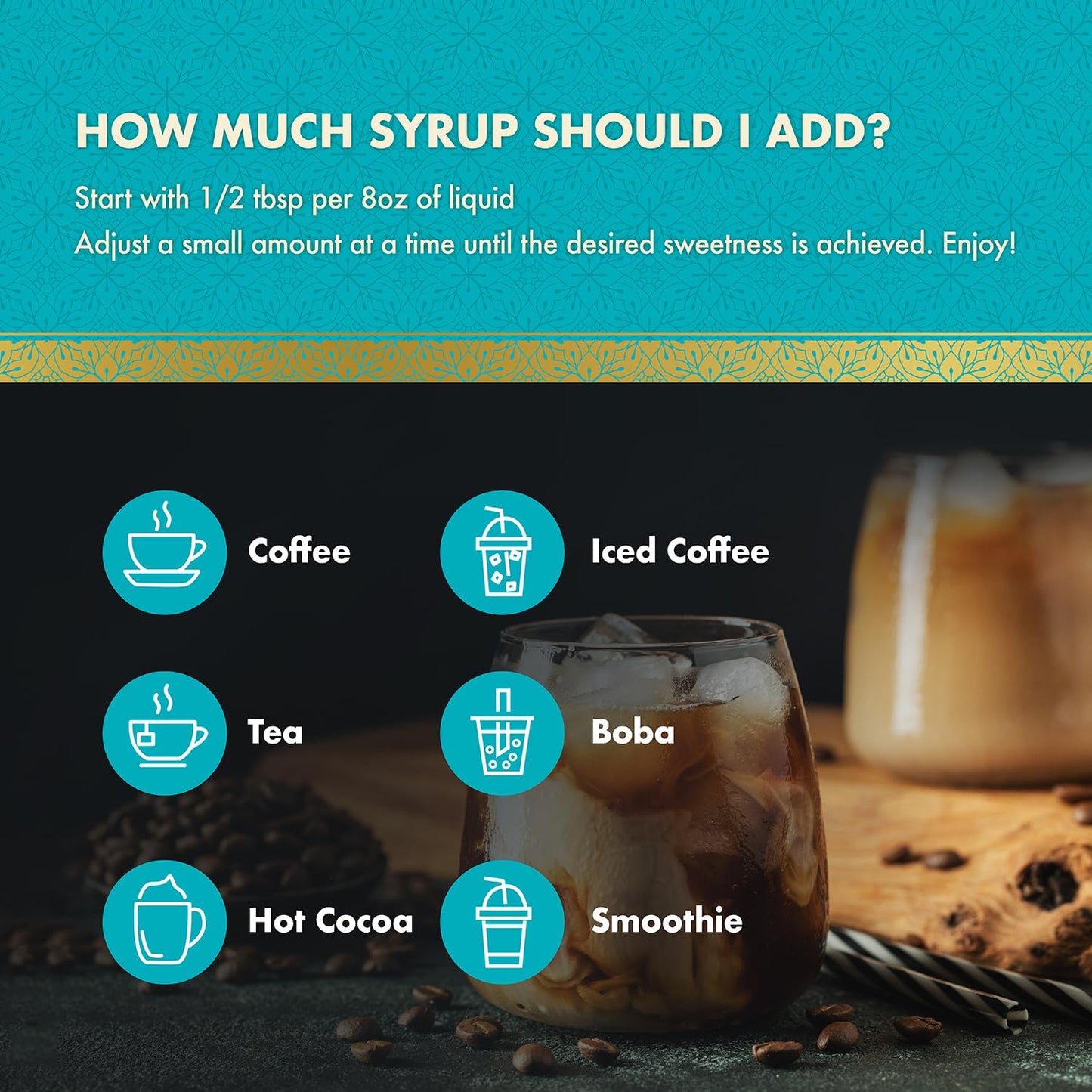 ChocZero Coconut Syrup – Sugar Free Flavoring Syrup for Coffee, Tea & Baking – Keto Friendly, Low Carb, No Sugar Alcohols, Vegan & Gluten Free