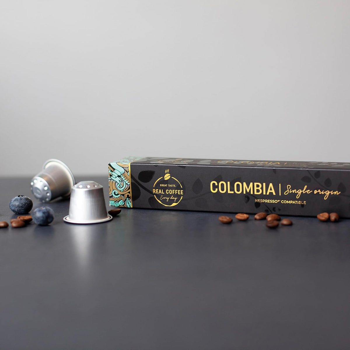Lungo Variety Pack for Nespresso Original Line Machines | 100 Test-Winning Alu Capsules | 2 Smooth Italian Flavors: San Marino &amp; Colombia | Coffee Pods Compatible Only with Nespresso Original Machine