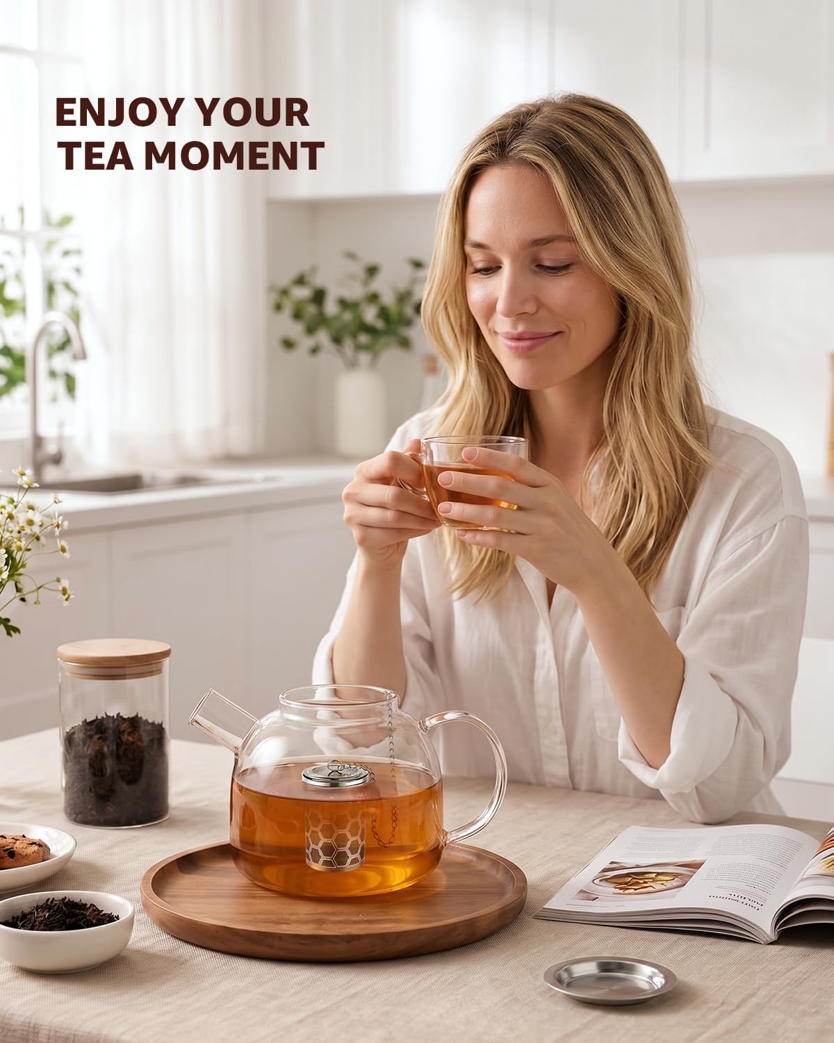 House Again 2 Pack Tea Strainers for Loose Tea
