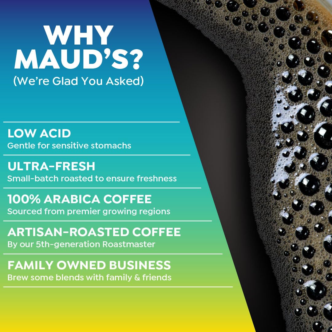 Maud's Sumatra Medium Roast Coffee Pods, 100ct