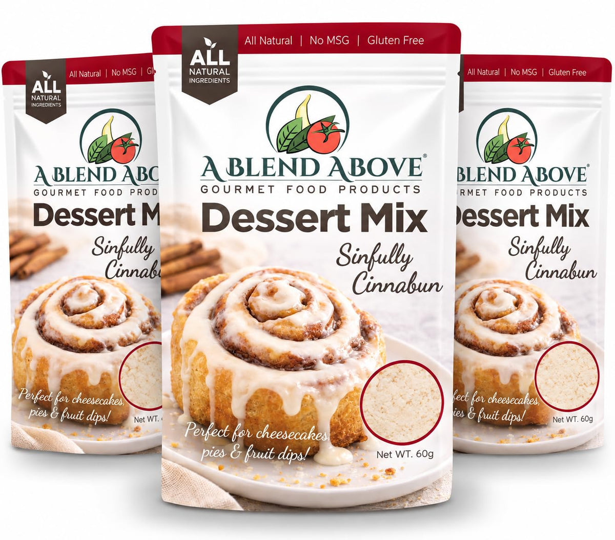A Blend Above Sinfully Cinnabun dip Mix - No-Bake Desserts