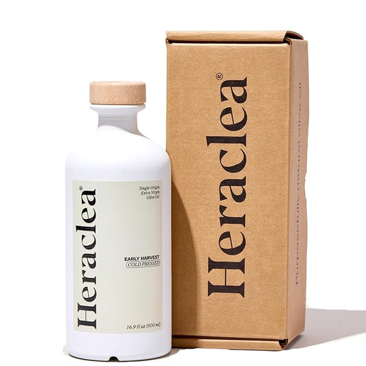 Heraclea - Early Harvest - Extra Virgin Olive Oil - Organic Olive Oil - Extra Virgin - Cold Pressed - Polyphenol Rich EVOO -