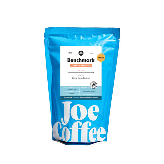 Joe Coffee Company - Benchmark Ground Specialty Coffee, 6 oz Bag | NYC Roaster, Rainforest Alliance Certified, Kosher,