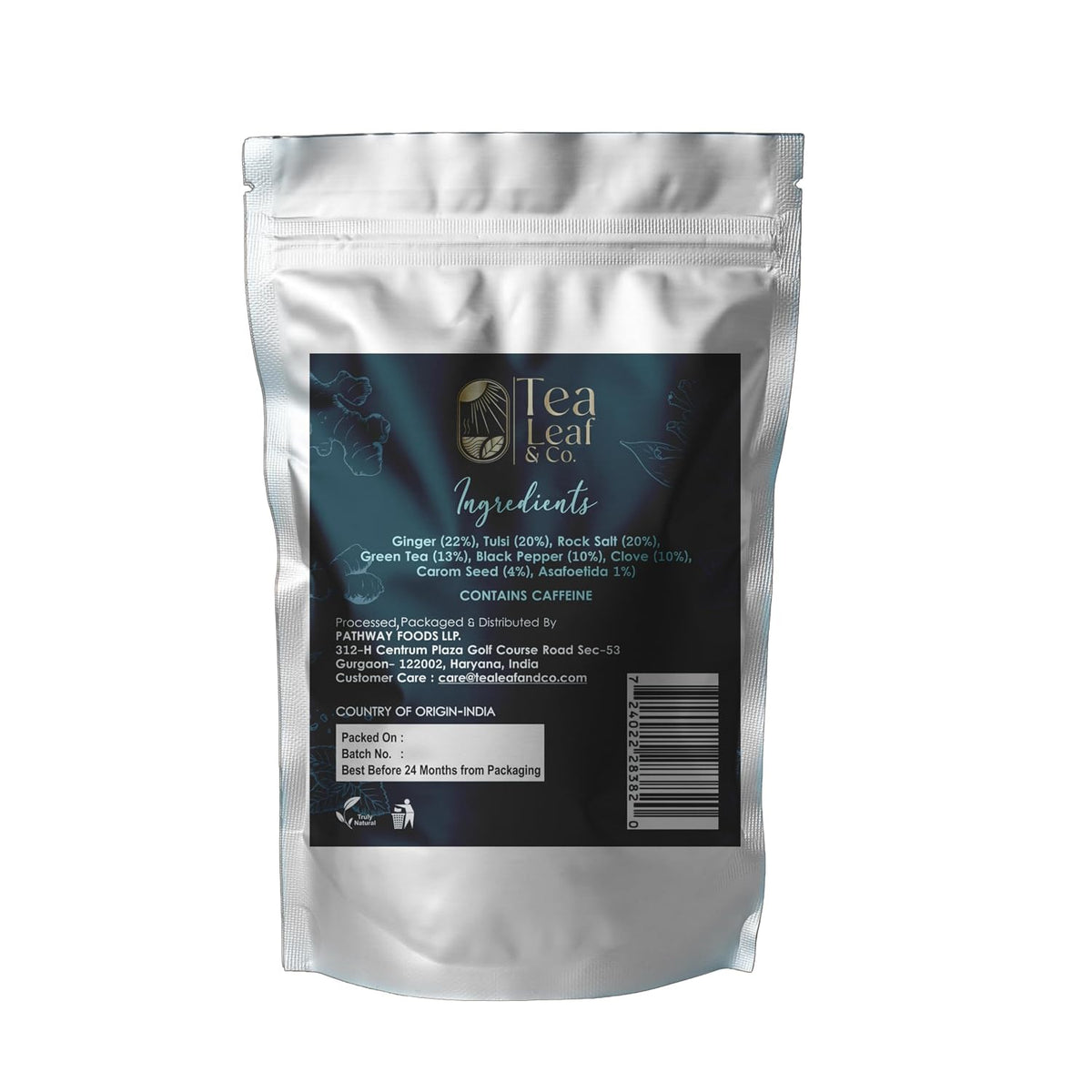 Detox Kahwa Green Tea (3.5oz / 100gm), Natural Herbal Infusion, 50 Tea Bags