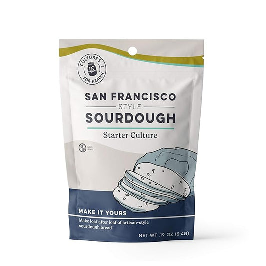 Cultures for Health San Francisco Sourdough Style Starter Culture | Homemade Artisan Bread | Heirloom, non-GMO | Live