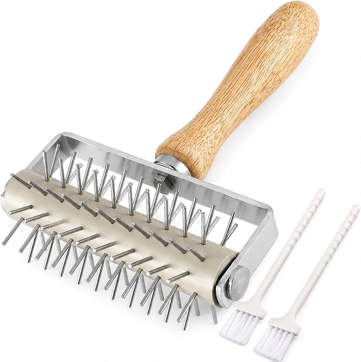 Pizza Dough Docker Pastry Roller Stainless Steel