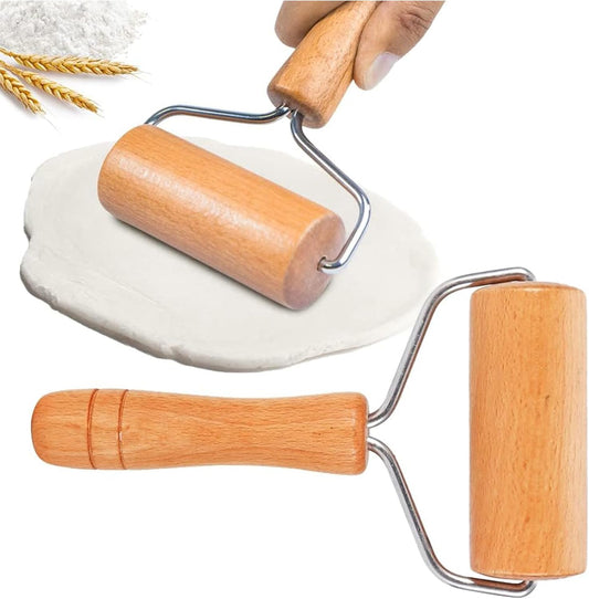 Rolling Pin, Small Rolling Pin Tortilla Roller, Wooden Dough Roller Fondant Tools for Home Kitchen Baking Cooking Pastry