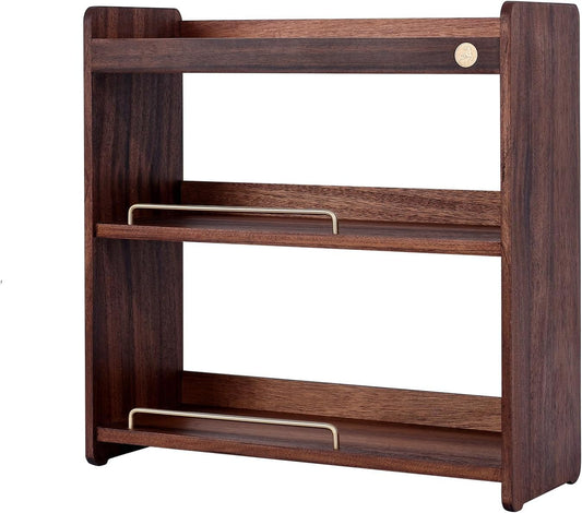Coffee Mug Holder Wooden Cup Rack Mug Display Shelf Coffee Cup Holder for Countertop With 6 Mug Cups 3 Tier Wood Coffee Mugs