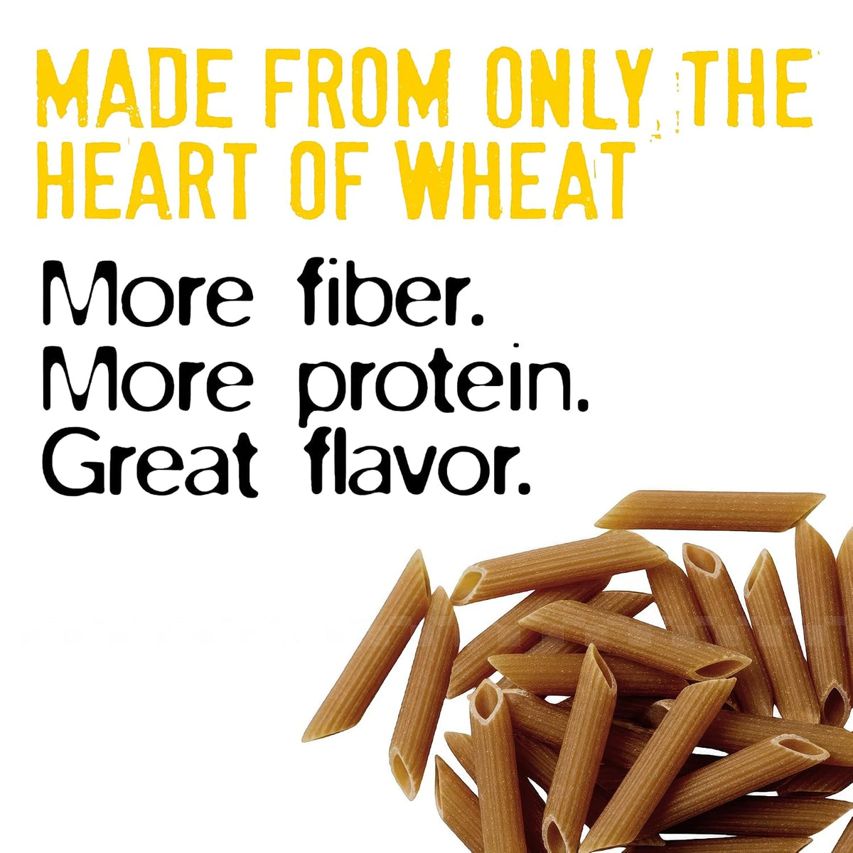 Garofalo - High Protein Penne Rigate Pasta | Premium Durum Wheat Semolina with 19g Protein &amp; 12g Fiber | Italian Made, Bronze-Drawn, PGI Certified (16 oz, 4-Pack)