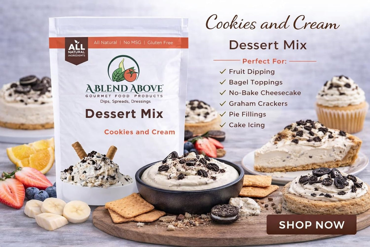 A Blend Above Cookies n Cream No-Bake Dessert Mix