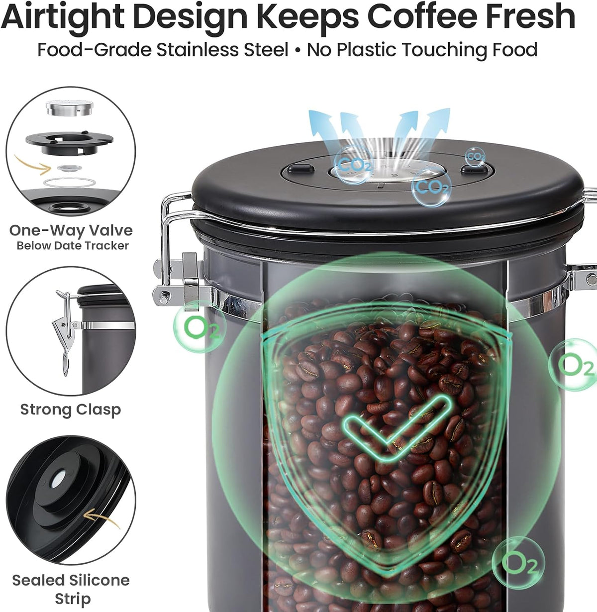 Veken Coffee Canister