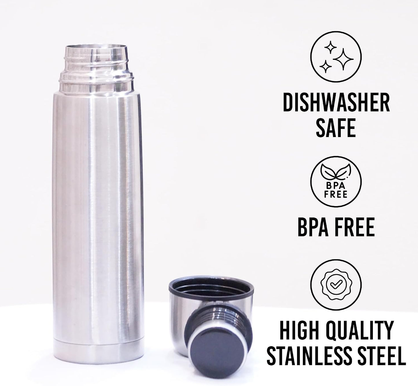 Best Stainless Steel Coffee Thermo, BPA Free, New Triple Wall Insulated, Hot &amp; Cold for Hours. (34 OZ/1000ML)