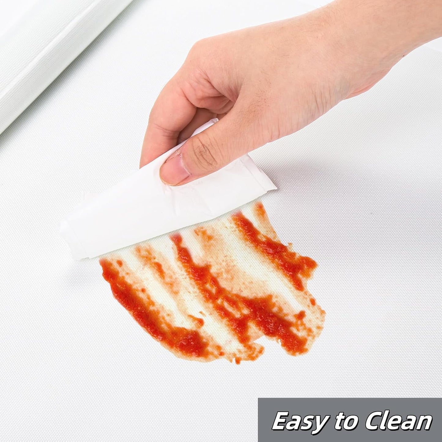 Covzoe Silicone Baking Mat Roll, 15.7 In x 8 FT Non-Stick Pastry Mat | Cut to Any Size, Heat Resistant Food Grade Silicone Dough Rolling Mat, Reusable Air Fryer Liner for Pie Crust, Pizza Cookies
