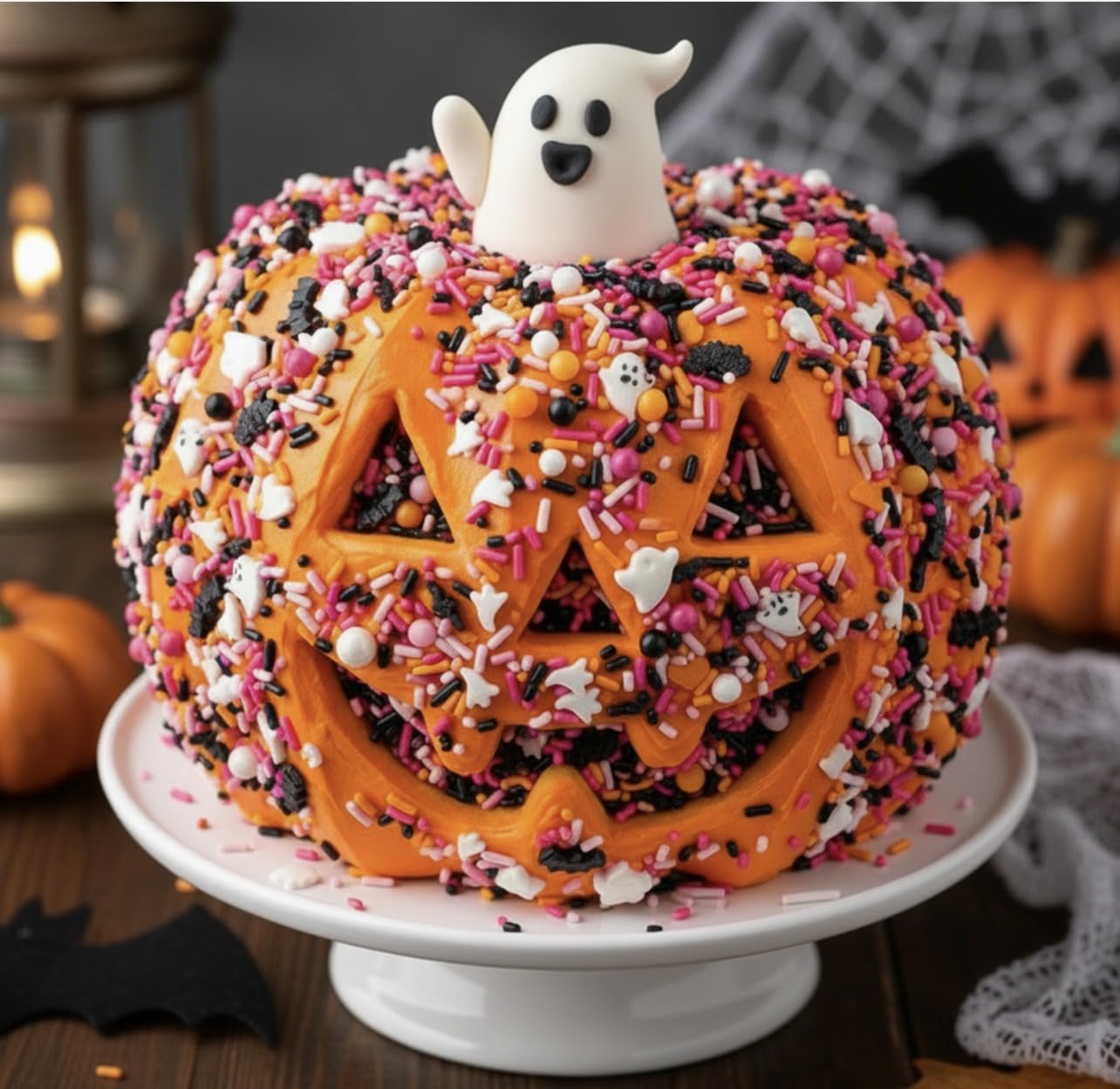 Manvscakes Sprinkles - Themed Sprinkles for Cake Decorating, Sprinkle Mix for Cookies, Ice Cream, Fondant Cake, Caramel Apples, Cupcakes &amp; Other Desserts, Assorted Halloween Sprinkles, 4 oz