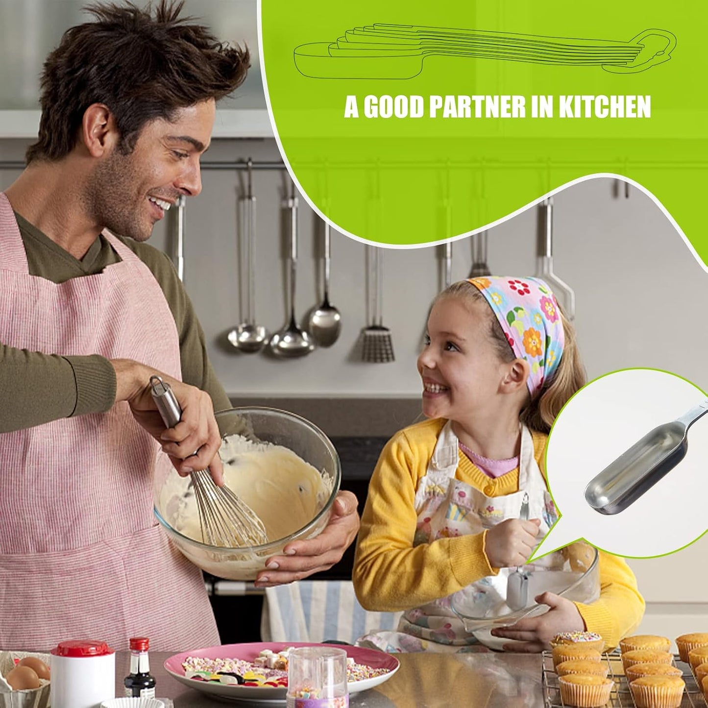 2PCS 1tbsp(15ml) Measuring Spoon, Stainless Steel Measure Teaspoon | High Precision, Food-Grade, ‌Rust-Free, Dishwasher-Safe, Easy-Read Markings, Multi-Purpose, Sturdy &amp; Durable