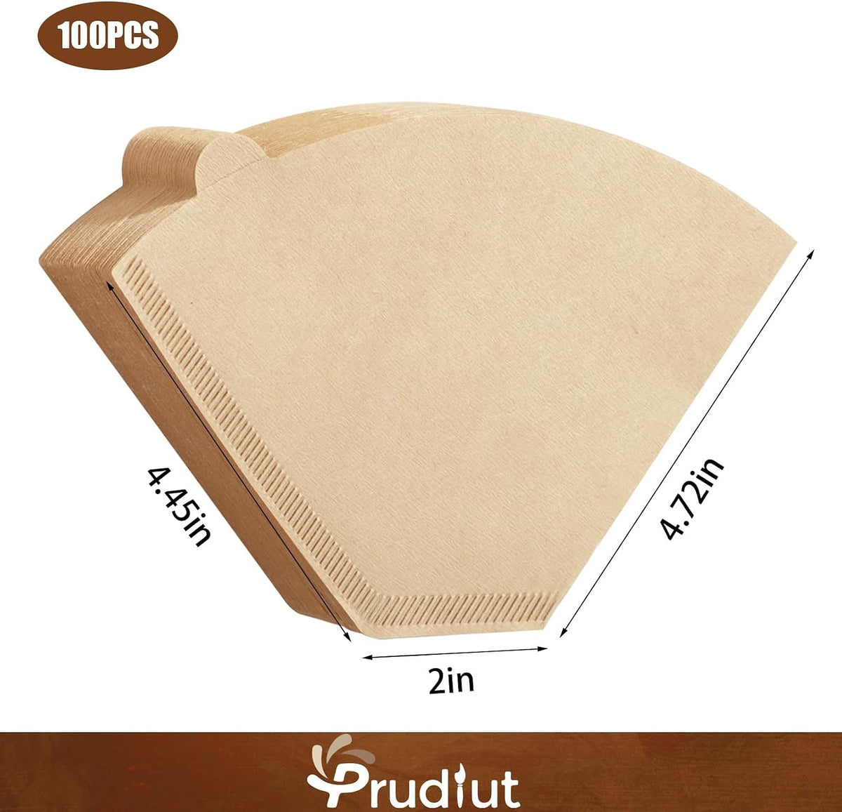 200 Count #4 Cone Coffee Filters 8-12 Cup Compatible with Ninja Maker