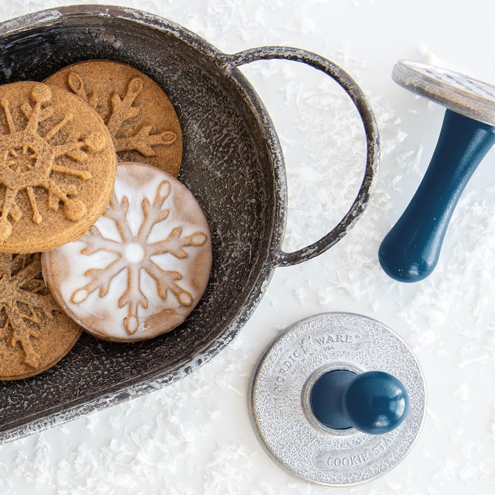 Nordic Ware Snowflake Cookie Stamps (Set of 3)