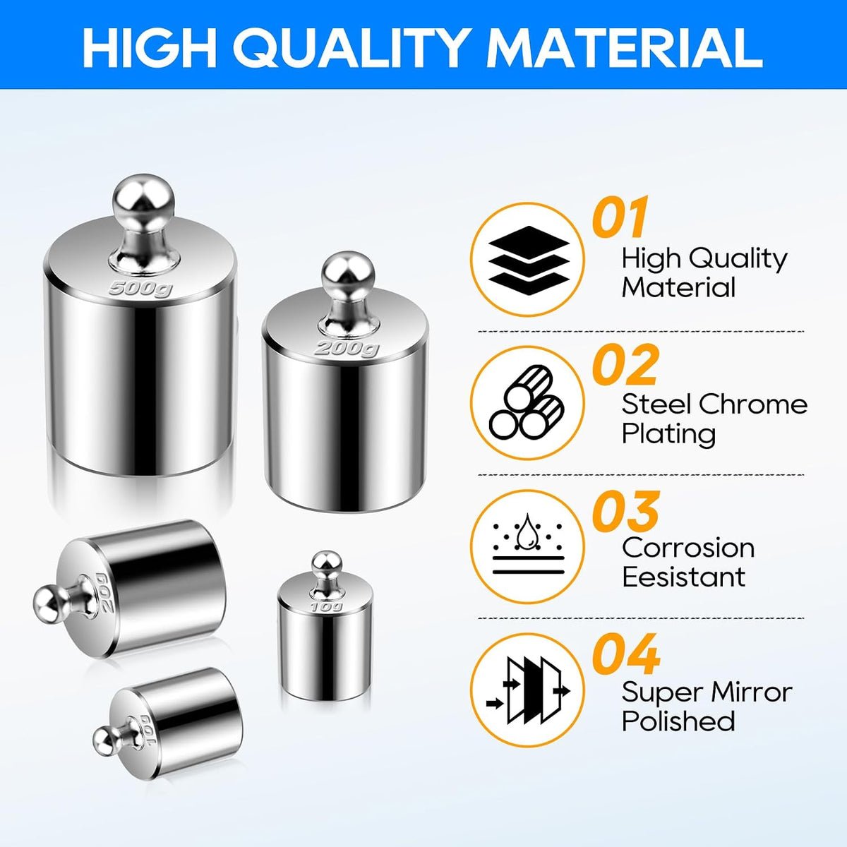 UCEC Calibration Weight Set 1000g for Digital Scale