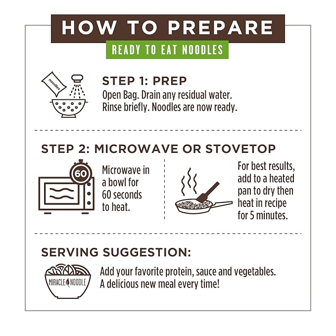Miracle Noodle Ready to Eat Rice, 7 Oz (Pack of 6), Plant Based Shirataki Konjac Rice, 5 Calories, 1g Net Carbs Per Serving, Keto, Gluten-Free