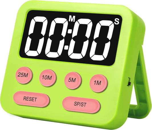 Pomodoro Timer for Kids, Productivity Timer with Loud Alarm, Digital Timers for Classroom, Suitable for ADHD Study Kitchen