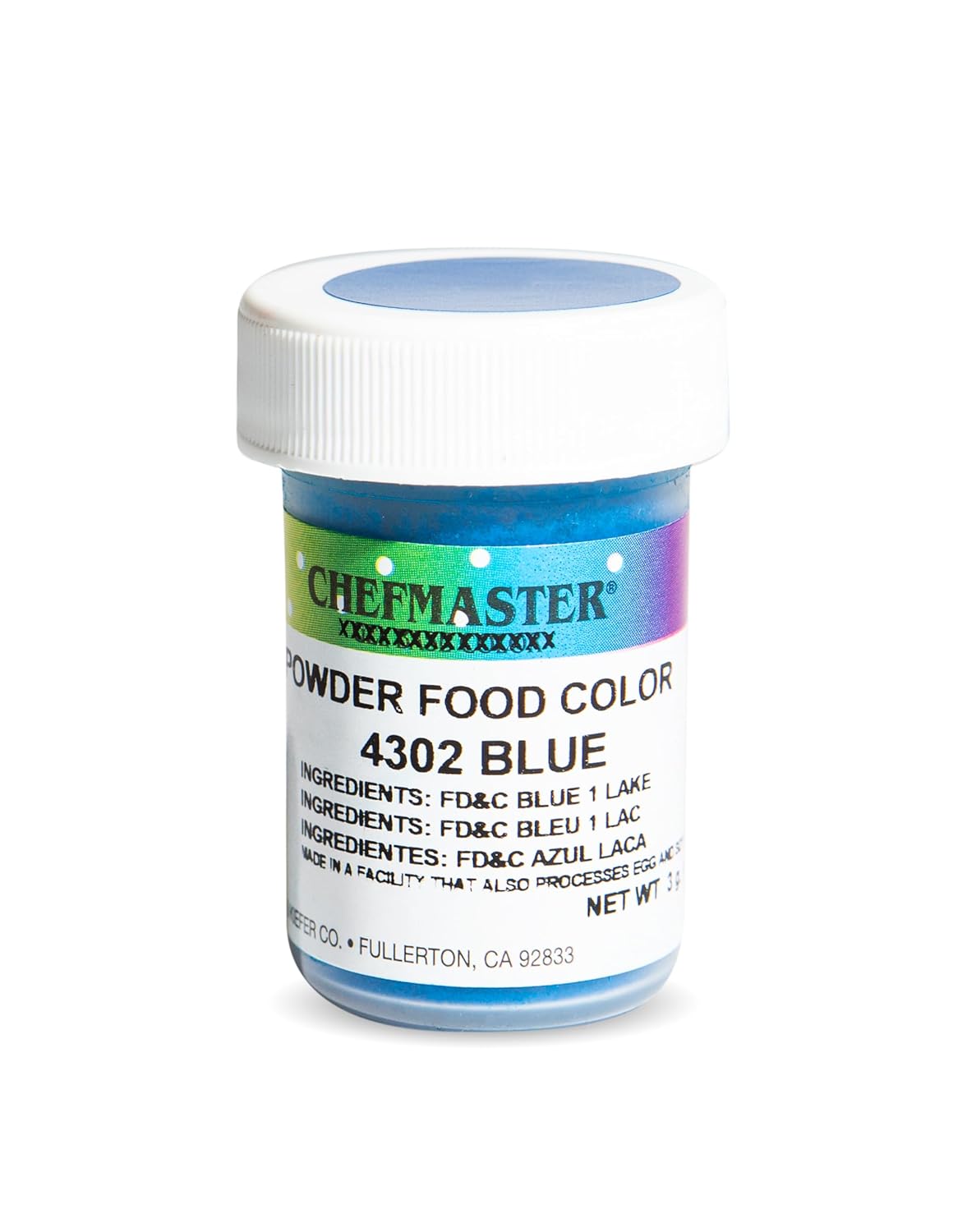 Chefmaster Blue Dry Powder Candy Color | Vibrant Shades | Chocolate, Macarons, Fondant | Decorating 