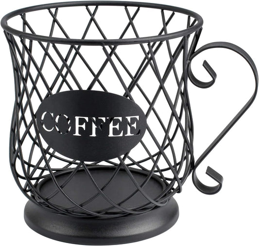 TreeLen K Cup Holder Coffee Pod Holders for 35 Kcups Keurig Storage Organizer Coffee Bar Accessories for Counter - Matte