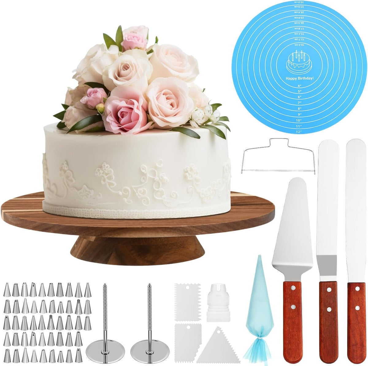 Remerry 61 Pcs Cake Decorating Kit