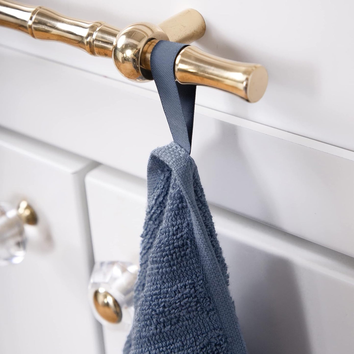 All-Clad Solid Kitchen Towel: Highly Absorbent, Super Soft Long Lasting - 100% Cotton, 17"x30" Tea Towel for Cleaning &amp; Drying Dishes, Pans, Glassware, or Countertops, (1-Pack), Indigo