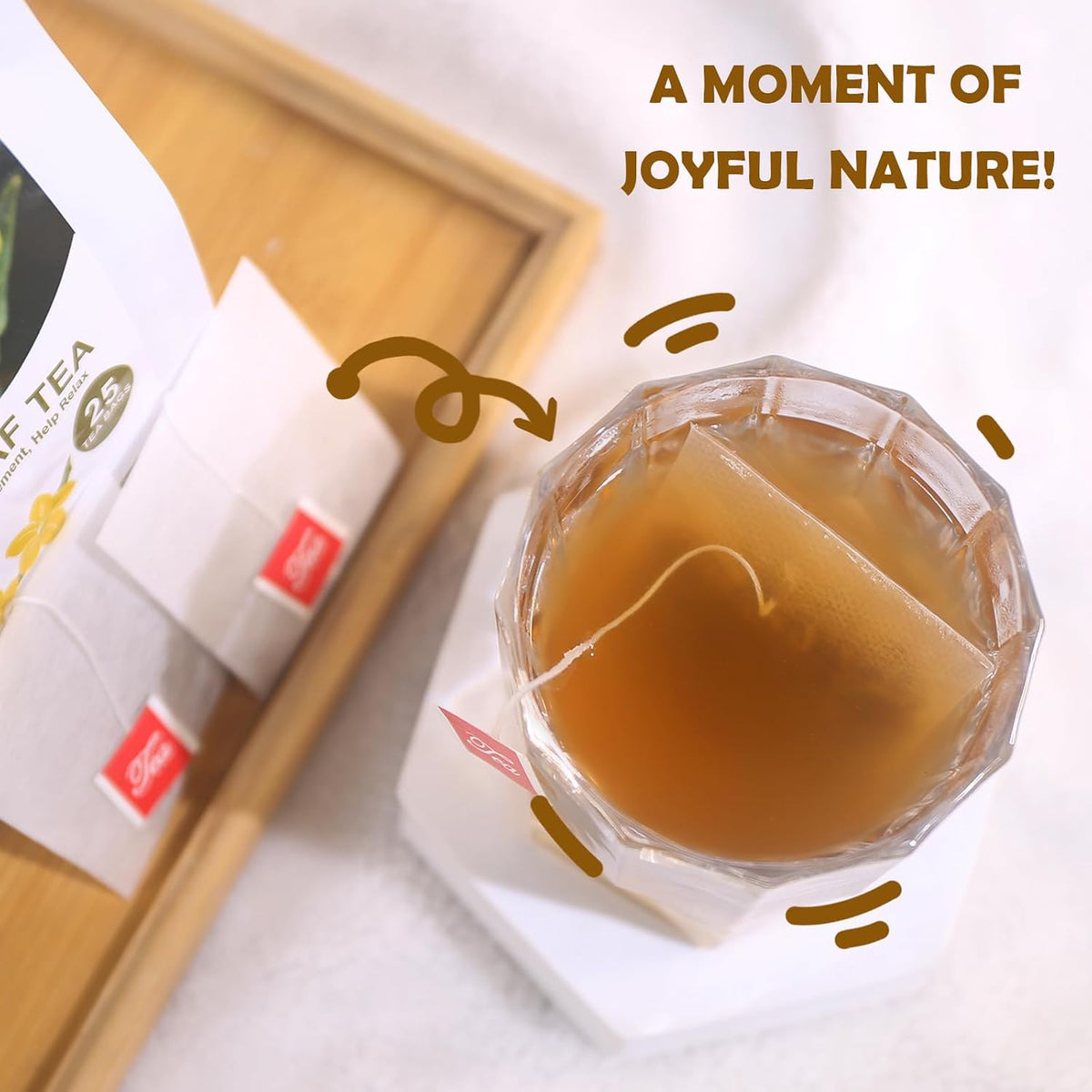 TEARELAE - Mullein Tea Bags For Lungs - 3g X 25 Count | Premium Compressed Mullein Leaves, Non-GMO, Caffeine-free, Earthy, Soothing Throat Herbal Tea for Respiratory Support