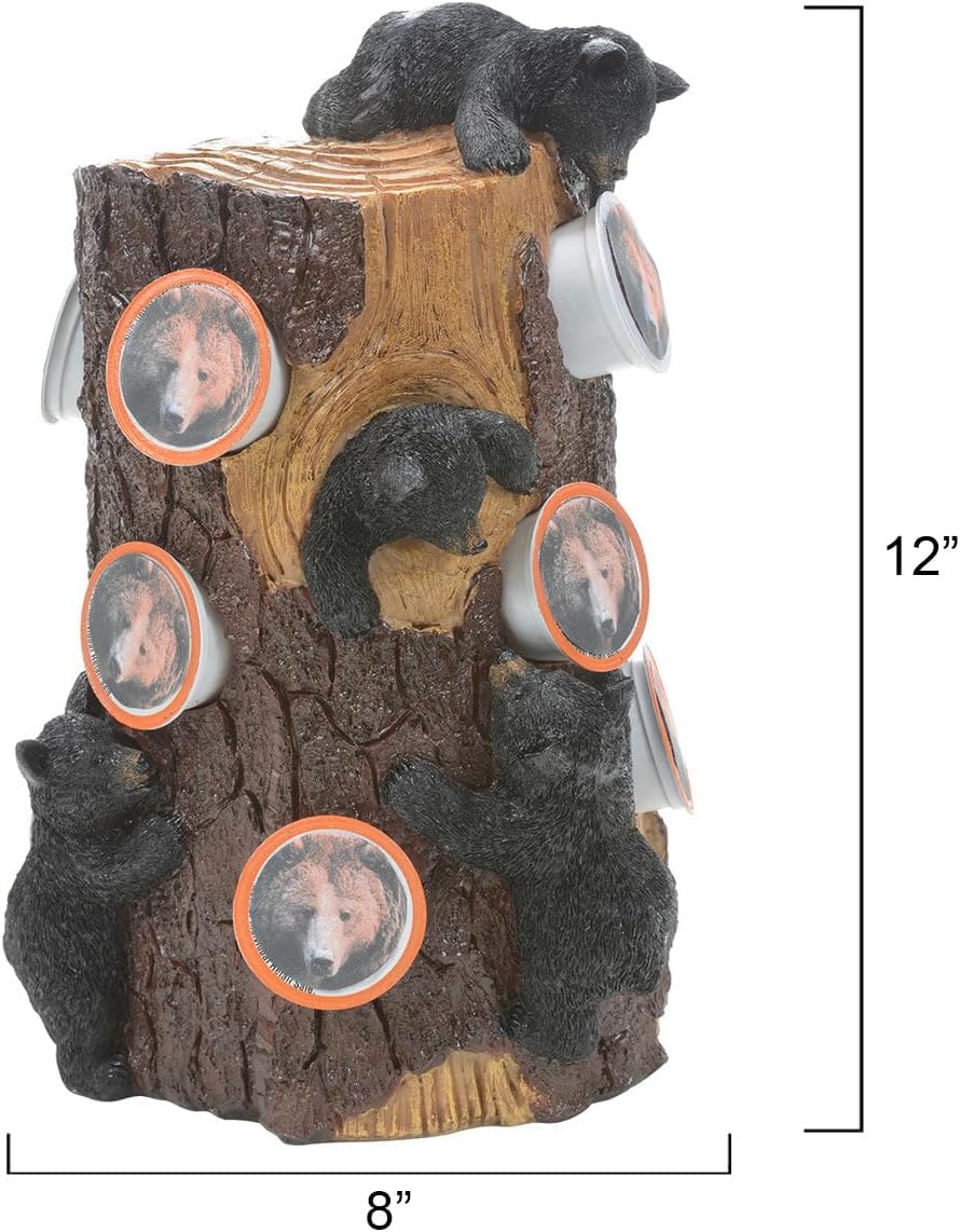 BLACK FOREST DECOR Climbing Bears Coffee Pod Holder 8" Wx7 3/4" Dx12 H | |