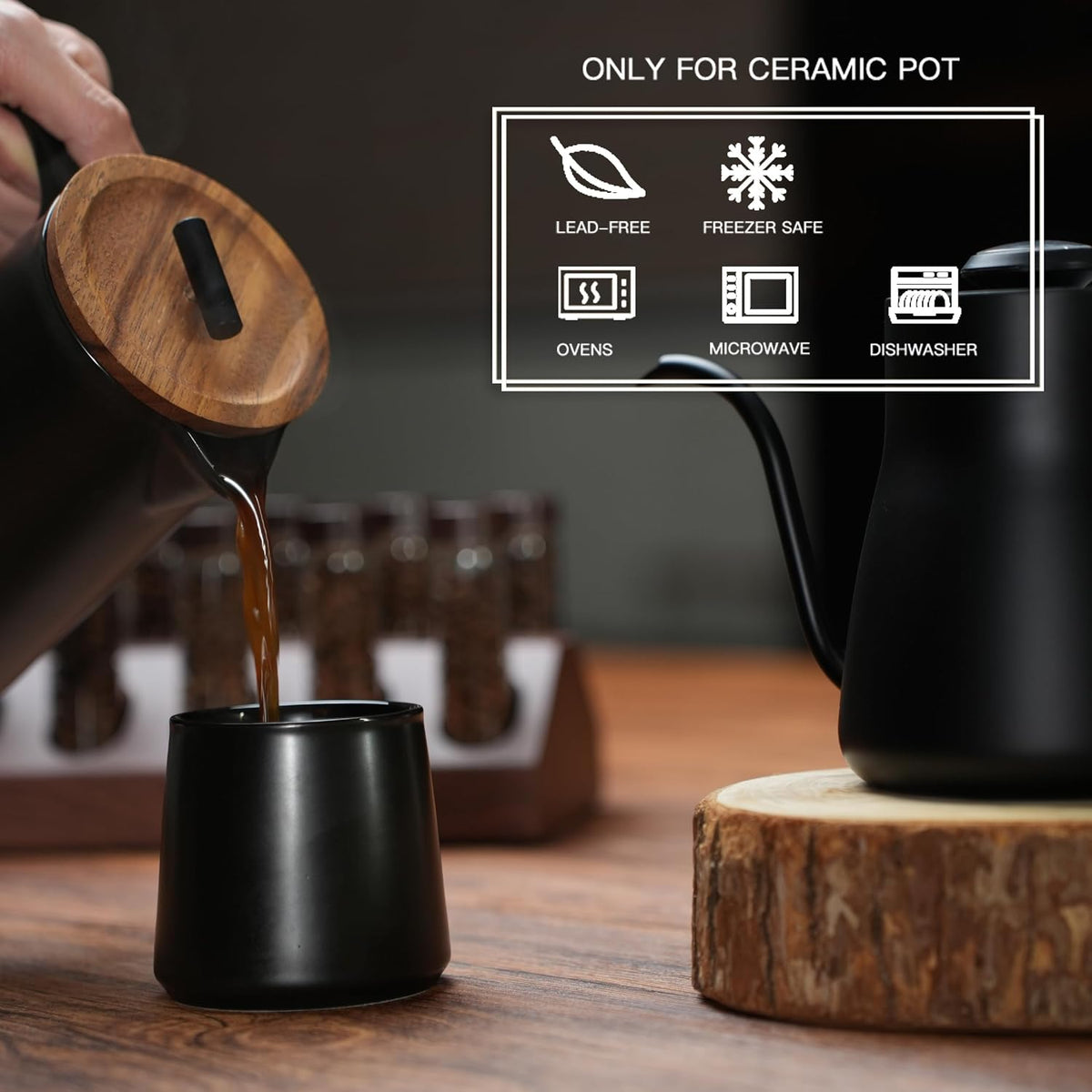 Ceramic French Press 22oz
