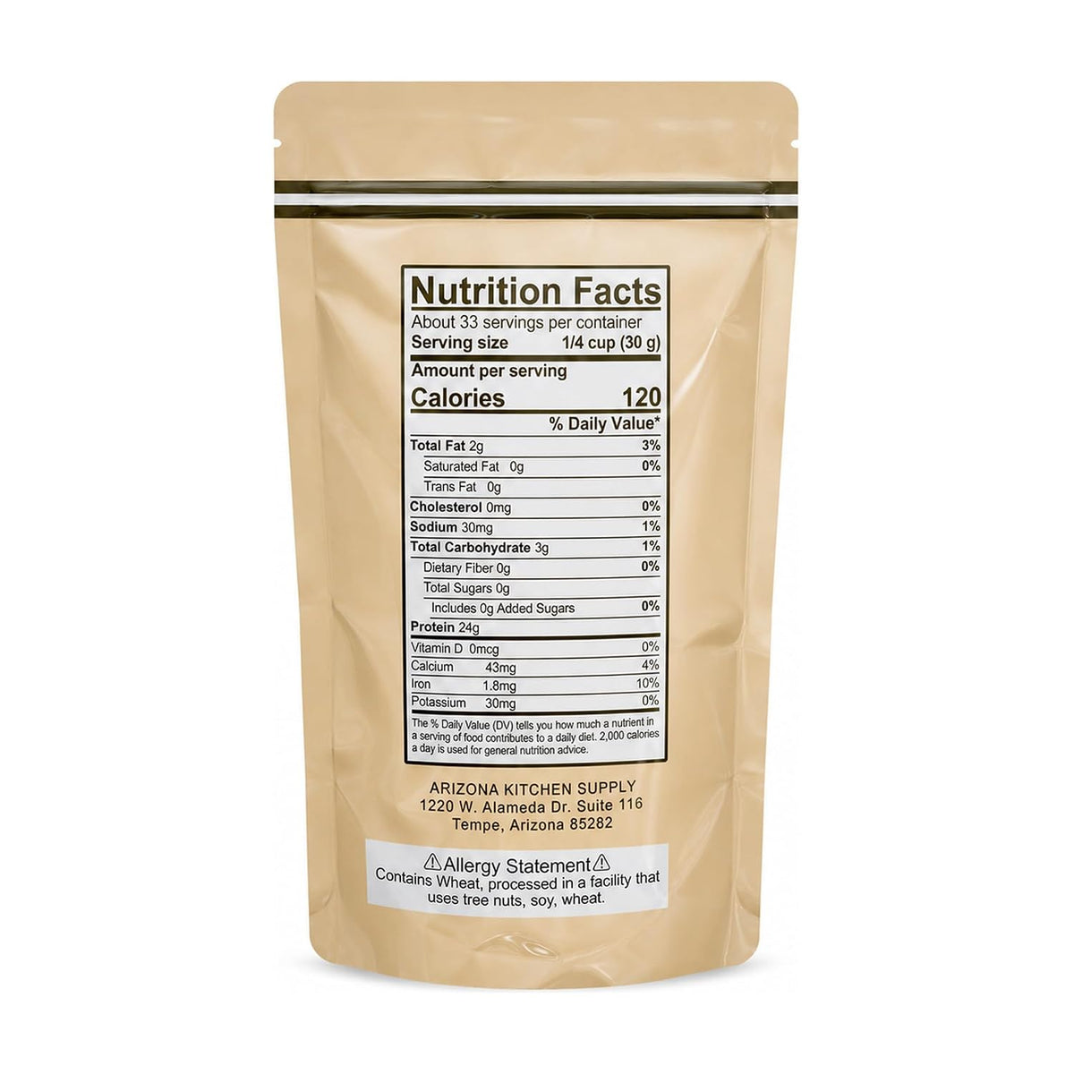 Arizona Kitchen Supply High-Protein Vital Wheat Gluten