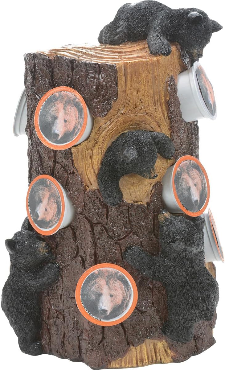 BLACK FOREST DECOR Climbing Bears Coffee Pod Holder 8" Wx7 3/4" Dx12 H | |